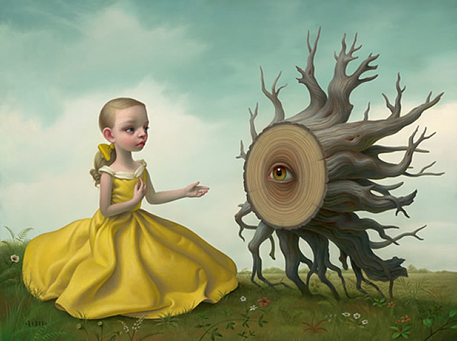 surrealism art by Mark Ryden, illustrations